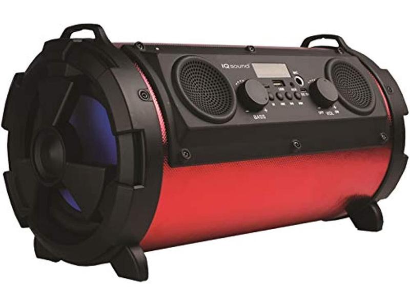 Supersonic IQ-1525BT-RD Wireless Bluetooth Speaker (Red) - 5